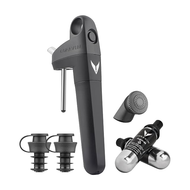 Coravin Pivot+ Weinkonservierungssystem, schwarz