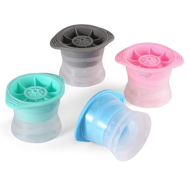 DasWas runde Eiswürfelformen, Vierer-Set