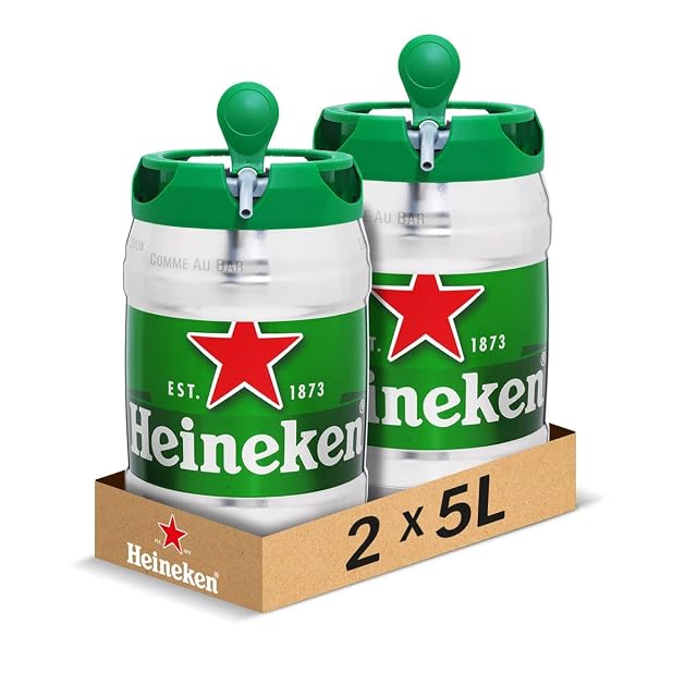 Heineken 5-l-Bierfass Zweierpack