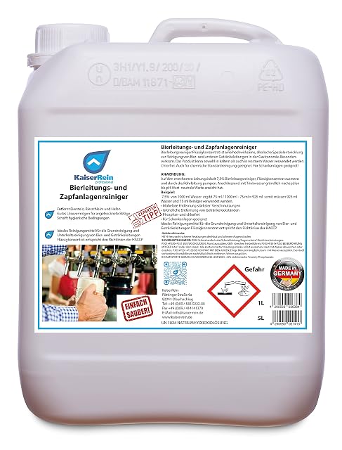 KaiserRein Bierleitungsreiniger, 5-Liter-Behälter