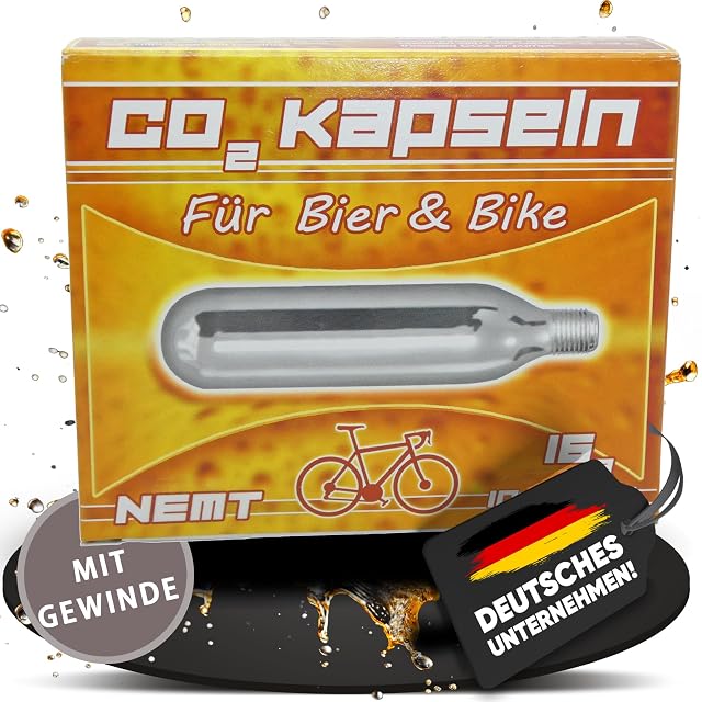 NEMT Gewinde-CO2-Kapseln, Zehnerbox