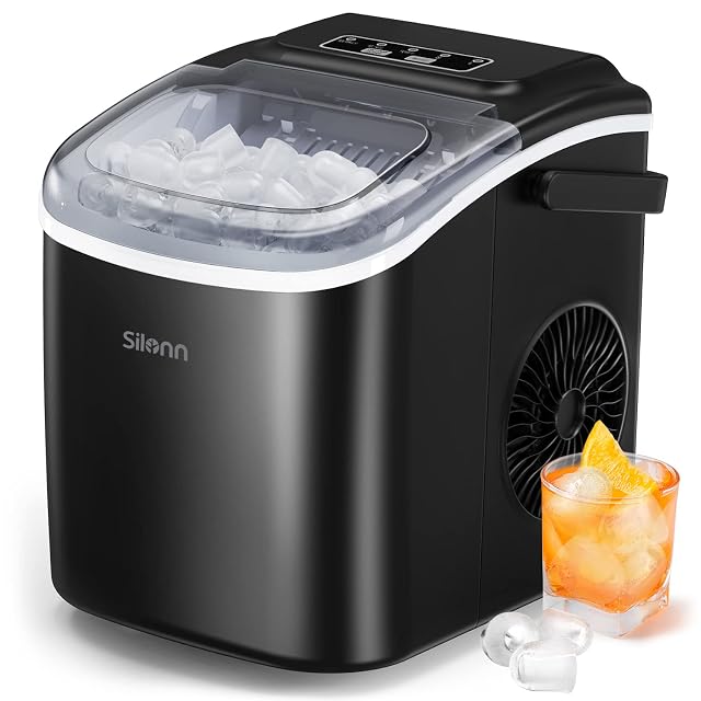 Silonn SLIM09B-U Countertop-Eiswürfelmaschine