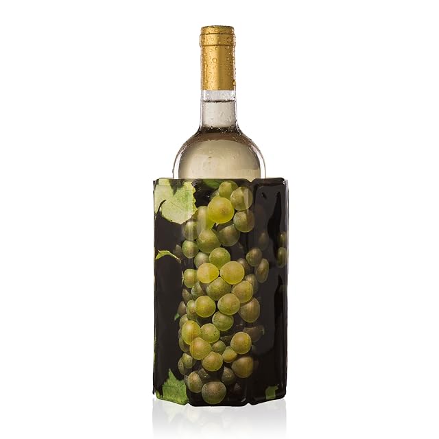 Vacu Vin Rapid Ice Weinkühl-Manschette, um eine Flasche gewickelt